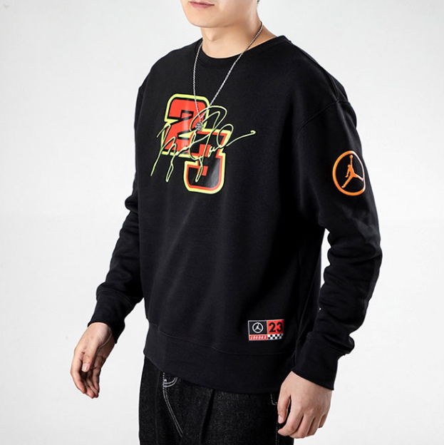 Bluza Nike Air Jordan 23 Jumpman czarna S - obrazek 4