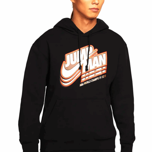 Bluza Nike Jordan Jumpman kangurka z kapturem czarna