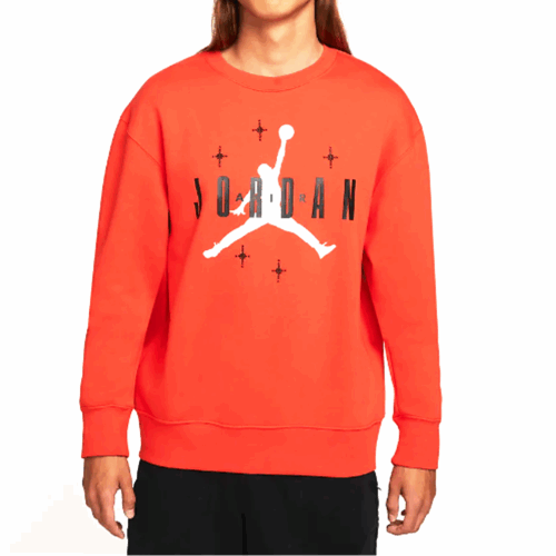 Bluza Nike Air Jordan duże logo pomarańczowa