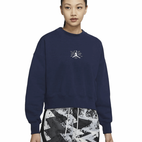 Bluza damska Nike Air Jordan krótka granatowa