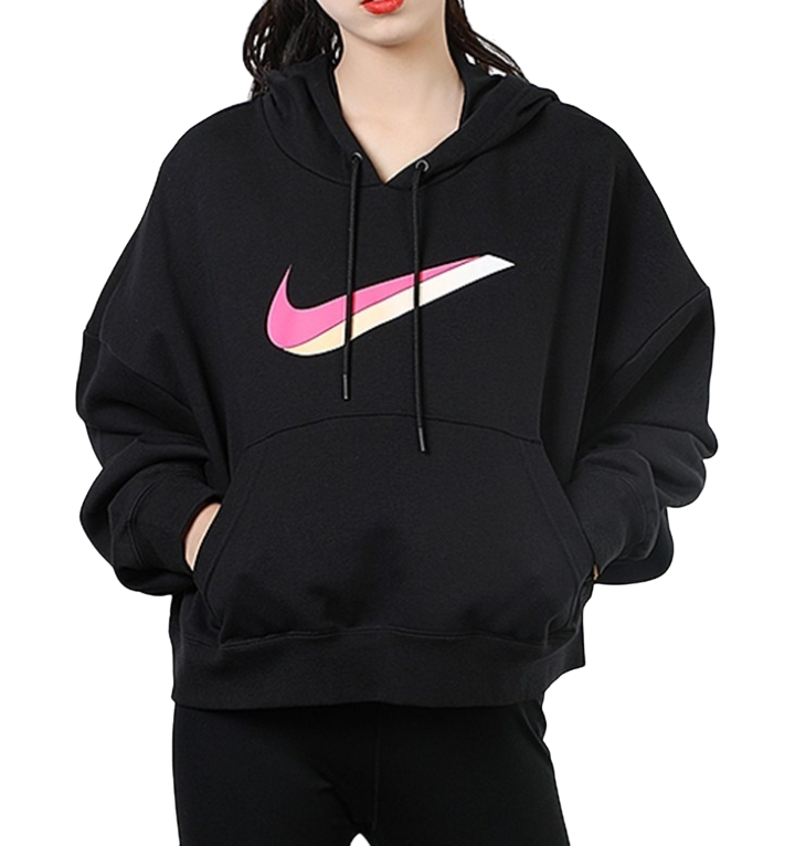 Bluza damska Nike NSW kaptur czarna - obrazek 2