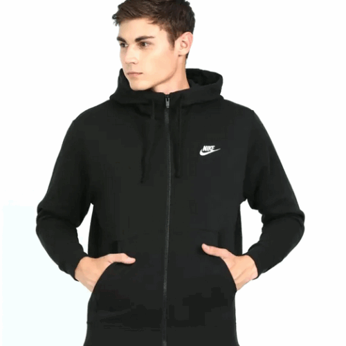 Bluza Nike NSW rozpinana z kapturem czarna