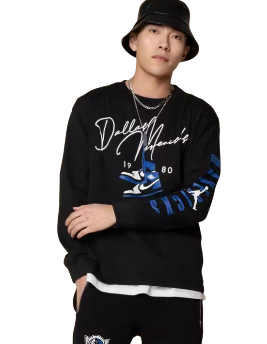 Bluza męska Nike Dallas czarna - obrazek 2