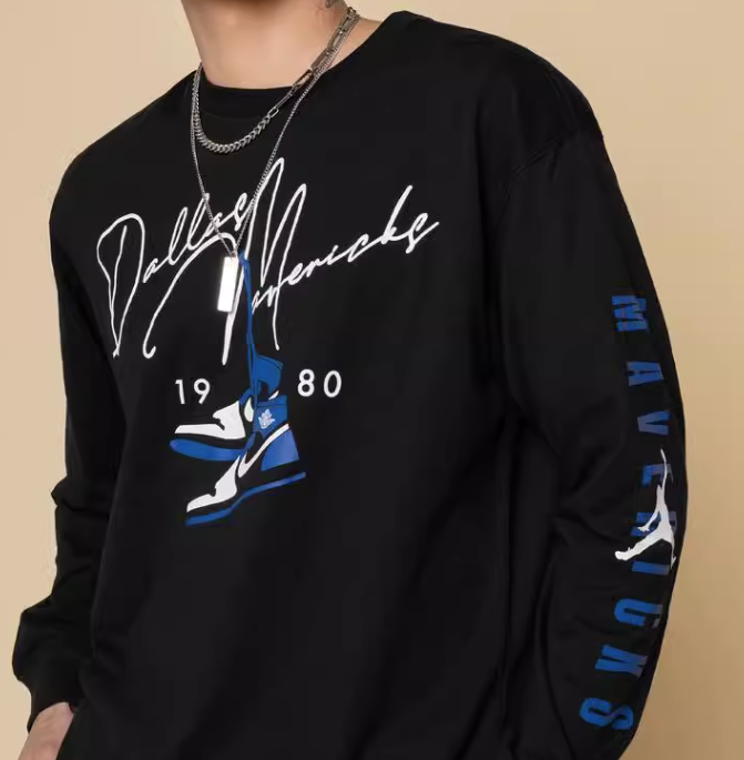 Bluza męska Nike Dallas czarna - obrazek 3