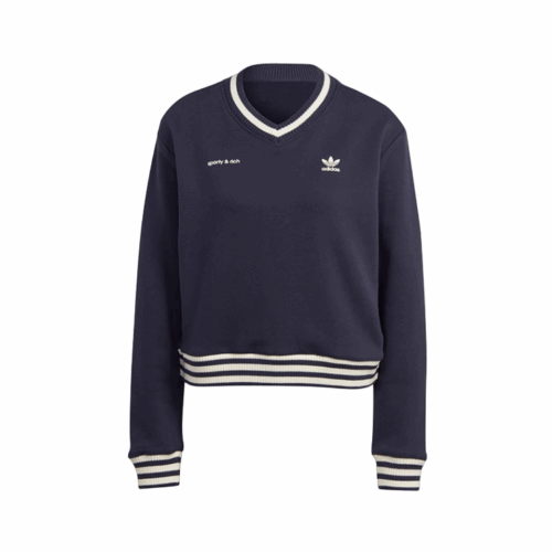 Bluza damska Adidas Sporty & Rich granatowa