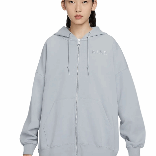 Bluza damska Nike Logo rozpinana szara