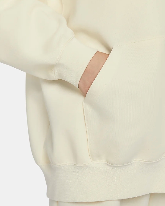 Bluza damska Nike Logo rozpinana kremowa - obrazek 6