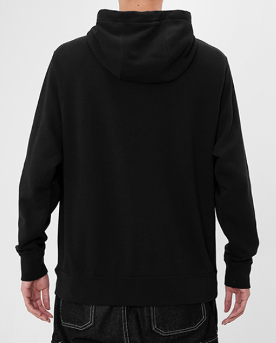 Bluza Nike Sportswear kangurka z kapturem czarna - obrazek 4