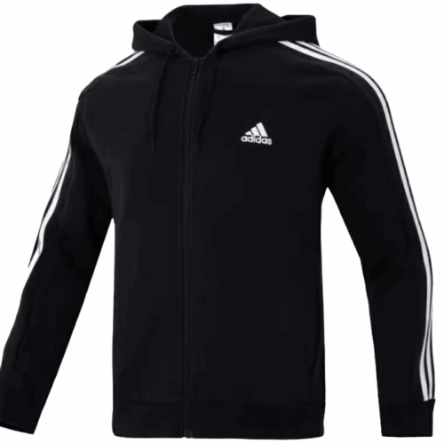 Bluza męska Adidas rozpinana kaptur czarna