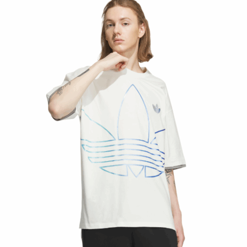 Koszulka damska Adidas Oversize biała