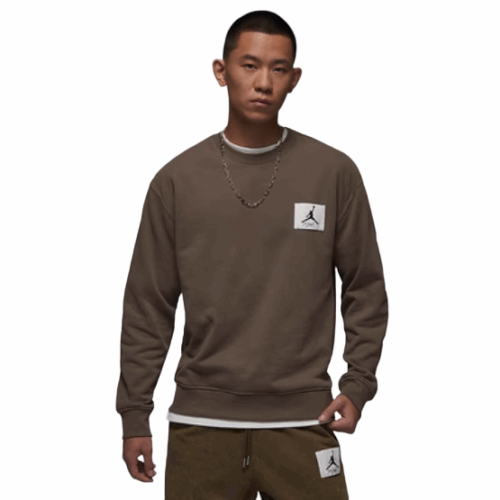 Bluza męska Nike Air Jordan Logo round dark brown