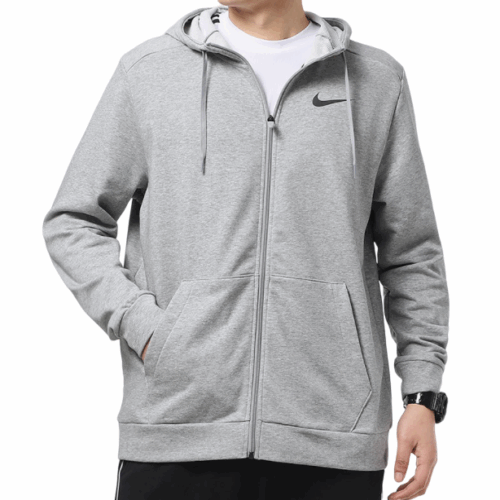 Bluza męska Nike Dri-FIT kaptur szara