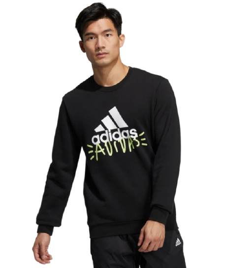 Bluza Adidas Logo czarna - obrazek 3