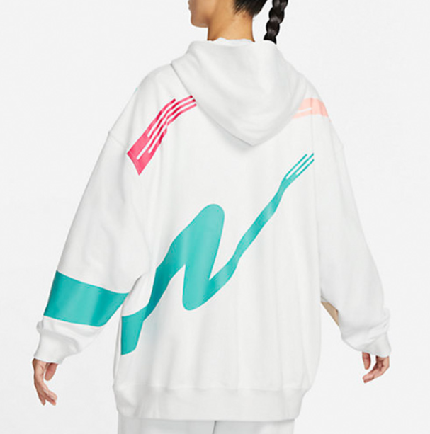 Bluza damska Nike CNY kaptur biała - obrazek 2