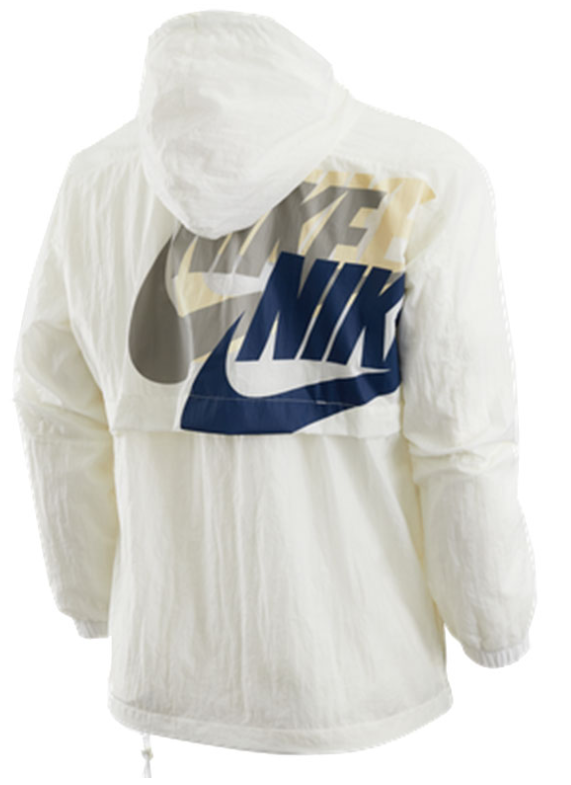 Kurtka Nike Sportswear kreszowa z kapturem biała - obrazek 2