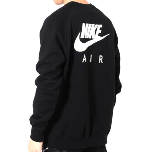 Bluza Nike Luźna Sportowa Logo Męska Czarna S