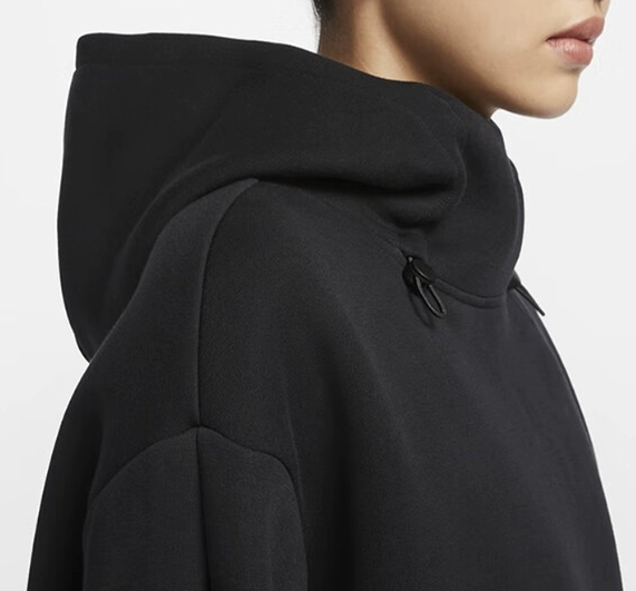 Bluza damska Nike Sportswear Tech Fleece black - obrazek 3