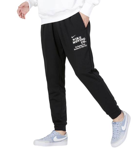 Spodnie męskie Nike Dri-FIT logo czarne