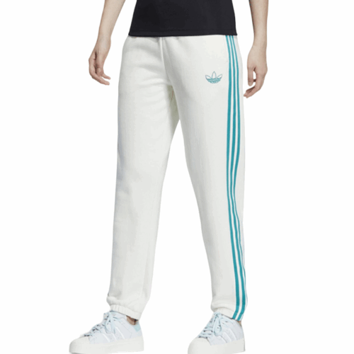 Spodnie damskie Adidas sportowe białe