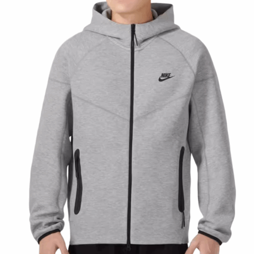 Bluza męska Nike Sportswear Tech kaptur szara