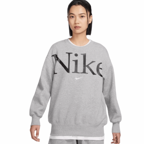 Bluza damska Nike Oversized Logo Grey
