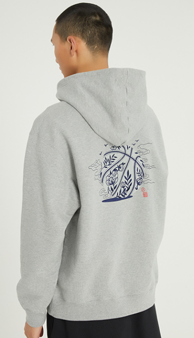 Bluza Nike Jordan Chiense New Year szara - obrazek 3