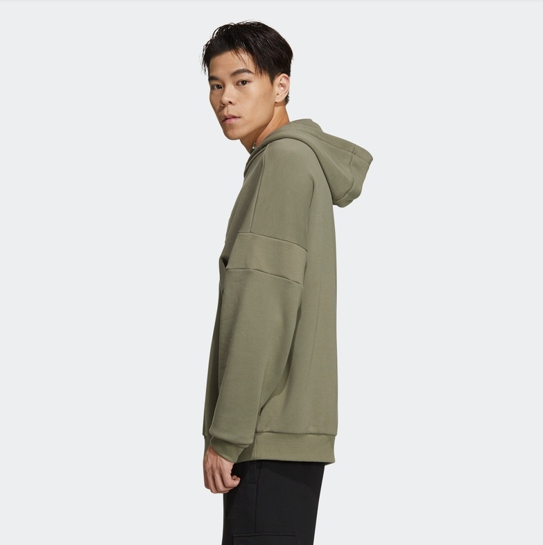 Bluza Adidas Originals kaptur oliwkowa - obrazek 4