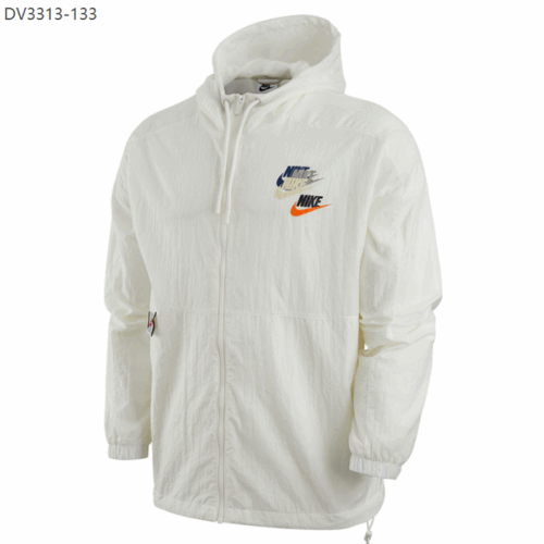 Kurtka Nike Sportswear kreszowa z kapturem biała