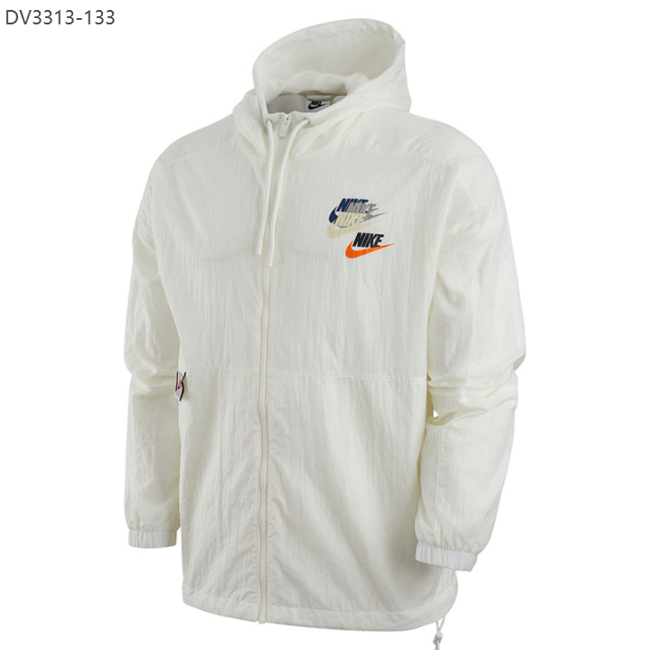 Kurtka Nike Sportswear kreszowa z kapturem biała