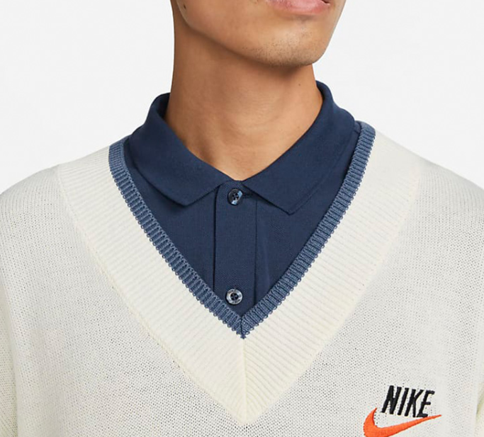 Sweter męski bluza Nike NSW biała - obrazek 3
