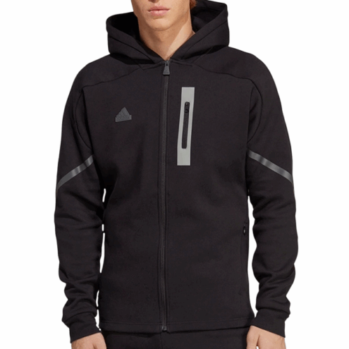 Bluza męska Adidas Full-Zip z kapturem czarna