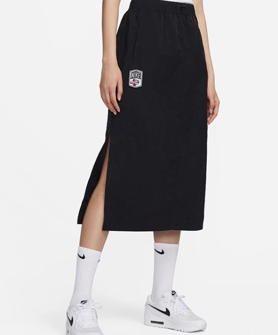 Spódnica kreszowa Nike WMNS czarna