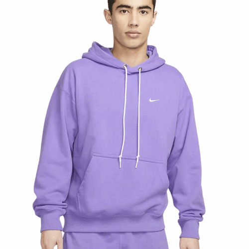 Bluza męska kangurka Nike kaptur fioletowa