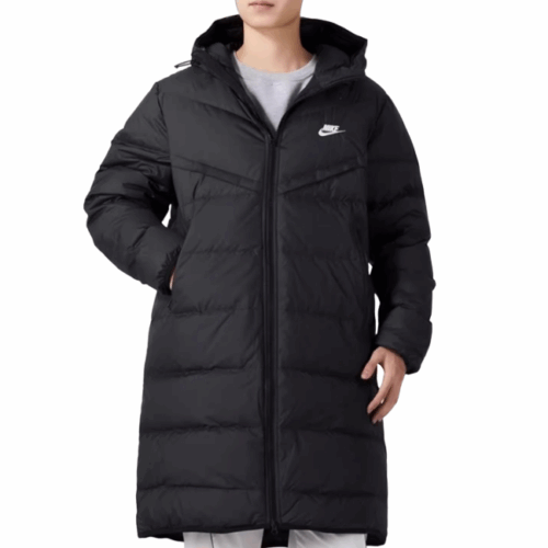 Kurtka męska Nike Down Jacket zimowa kaptur black
