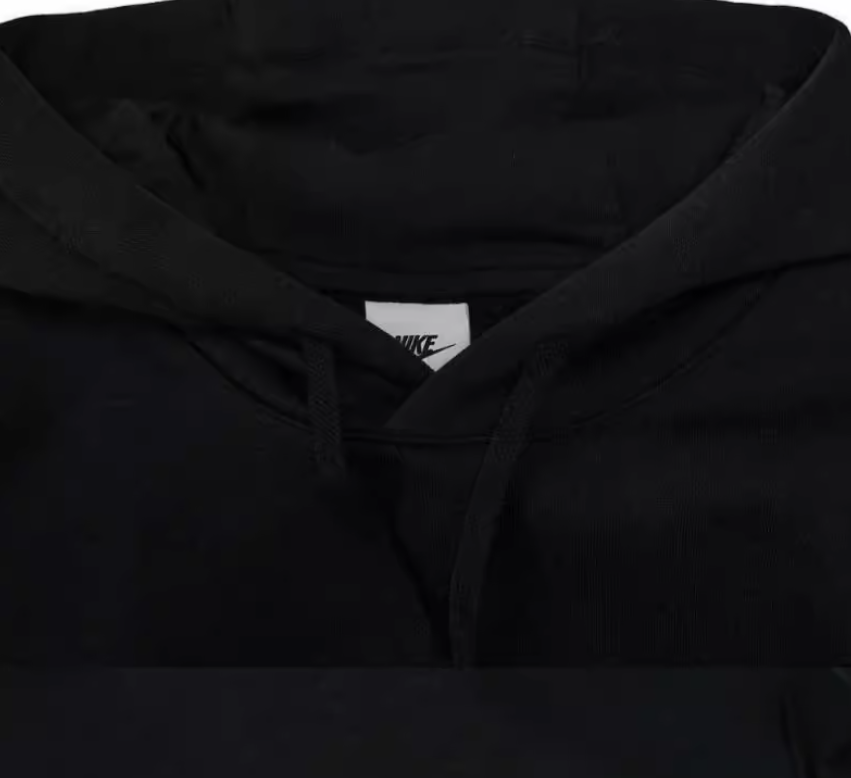 Bluza męska Nike Club kangurka kaptur black - obrazek 3