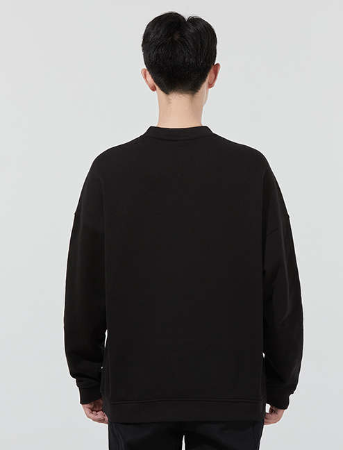 Bluza męska Adidas Originals Classic logo czarna - obrazek 2