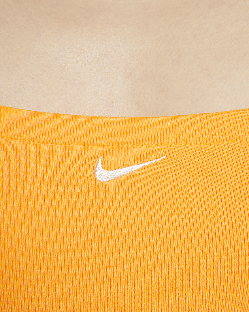 Sukienka Nike Sportswear Chill Knit yellow - obrazek 5