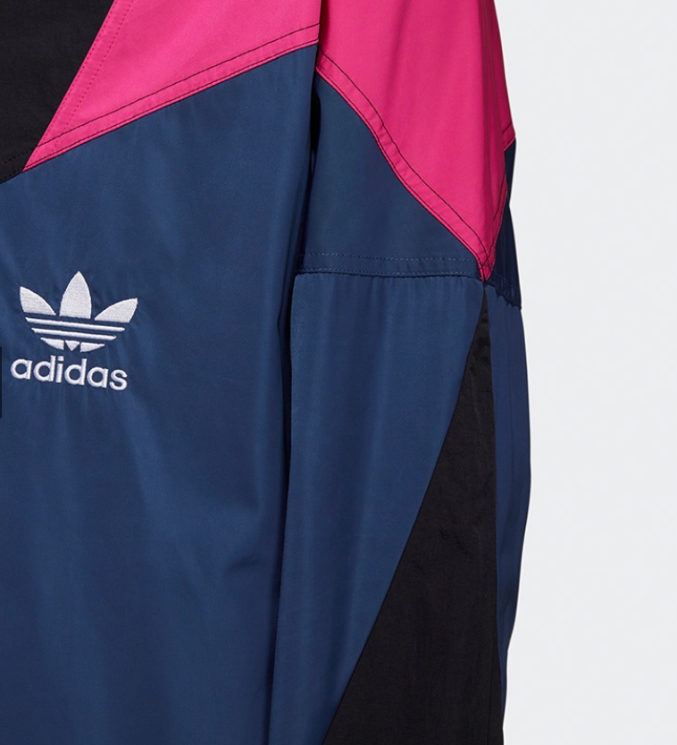 Kurtka Adidas Wiatrówka Sportowa czarna granatowa - obrazek 5