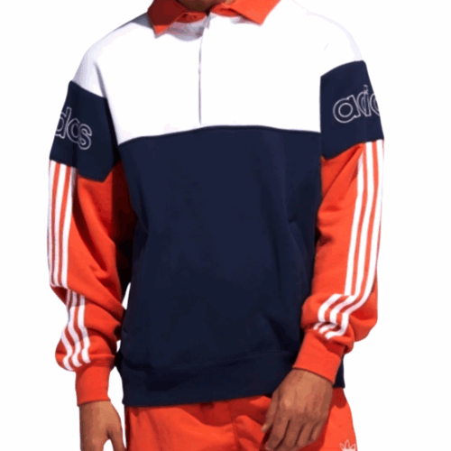 Bluza Adidas Rugby With Three Stripes kolorowa