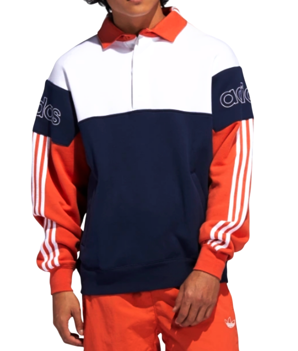 Bluza Adidas Rugby With Three Stripes kolorowa