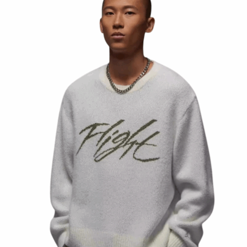 Sweter bluza męska Nike Jordan Flight ecru