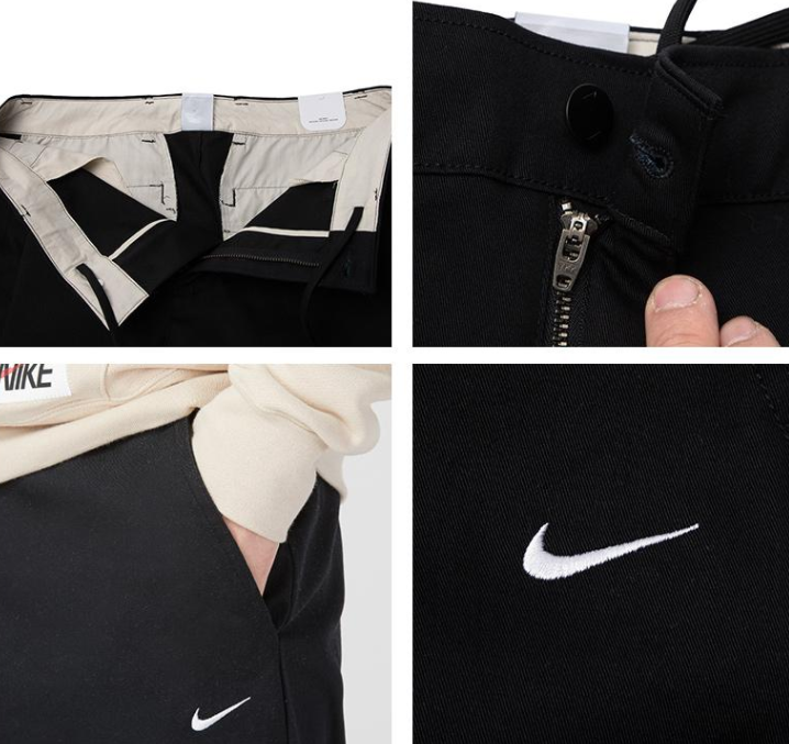 Spodnie męskie Nike Life czarne - obrazek 5