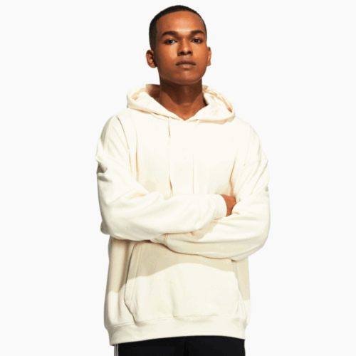 Bluza Adidas Originals Bear z kapturem ecru