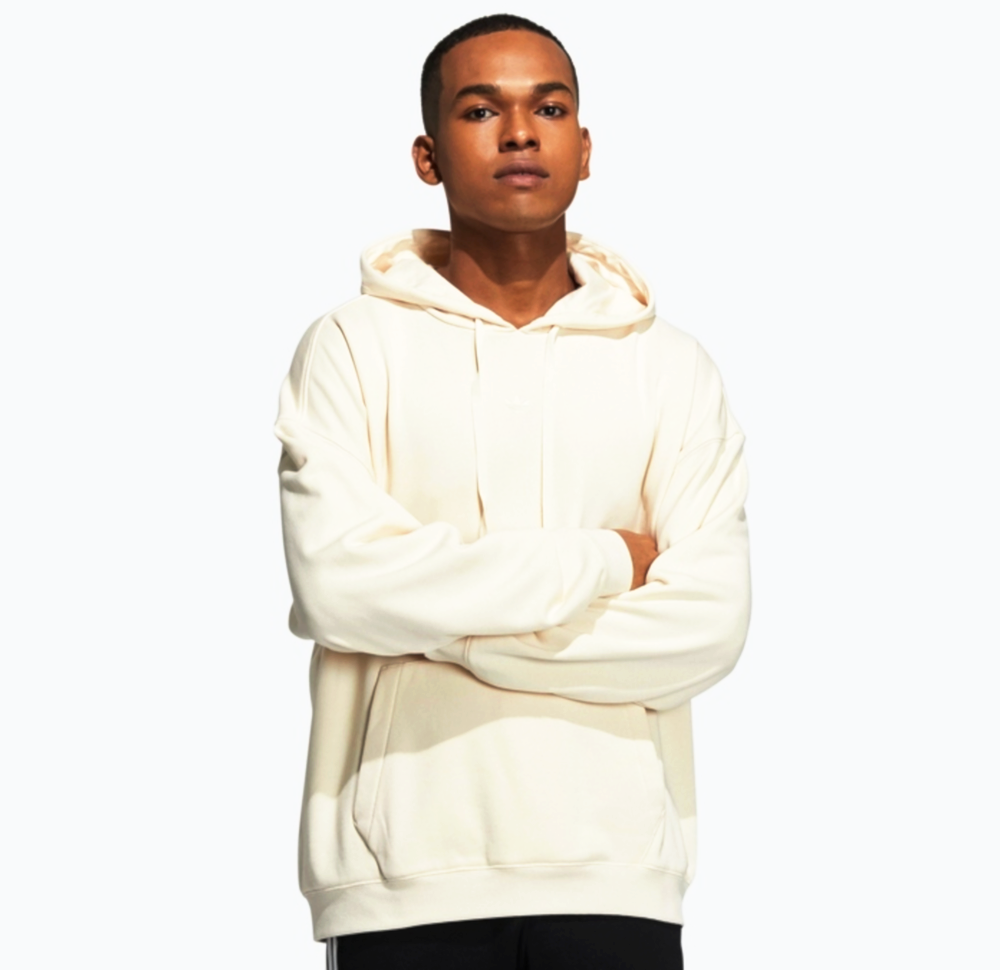 Bluza Adidas Originals Bear z kapturem ecru