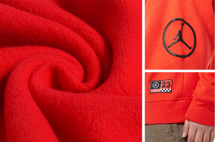 Bluza Nike Air Jordan 23 Jumpman czerwona - obrazek 4