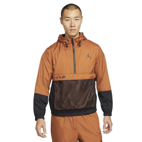 Kurtka Nike Jordan Jumpman z kapturem brązowa