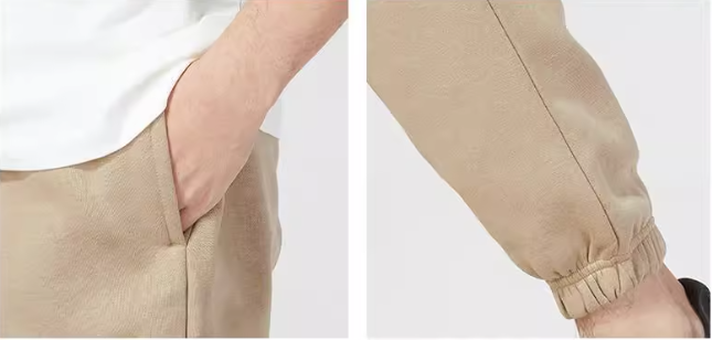 Spodnie sportowe męskie Nike logo brown - obrazek 5