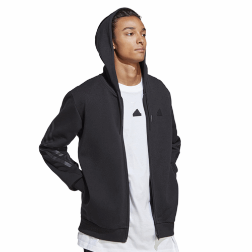 Bluza męska Adidas z kapturem czarna