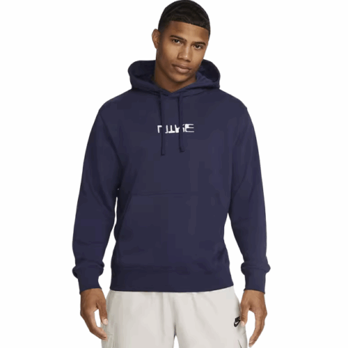 Bluza męska Nike Club Fleece kaptur granatowa