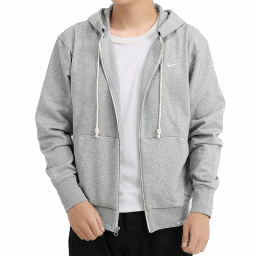 Bluza Nike Dri-FIT Standard z kapturem szara